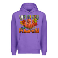 Purple whatever spices your pumpkin Premium Hoodie - CowGirlArtShop