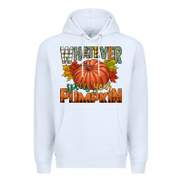 White whatever spices your pumpkin Premium Hoodie - CowGirlArtShop