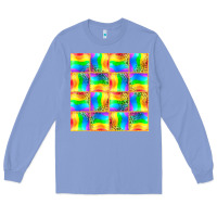 Colony Blue Pride lgbtq flag and leopard with glitter seamless Long Sleeve Tee - BundleAndBundleShop