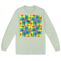Matcha Pride lgbtq flag and leopard with glitter seamless Long Sleeve Tee - BundleAndBundleShop