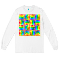 White Pride lgbtq flag and leopard with glitter seamless Long Sleeve Tee - BundleAndBundleShop