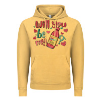 Vintage Mustard will you be my Vintage Hoodie - MaliasSmallBusiness