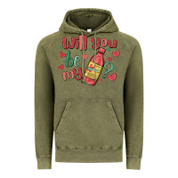 Vintage Olive will you be my Vintage Hoodie - MaliasSmallBusiness