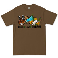 Cacao peace love  bullskull Premium Tee - AdoDesignShop