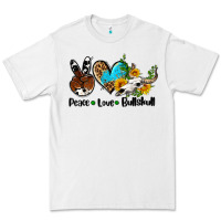 White peace love  bullskull Premium Tee - AdoDesignShop