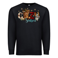 Black cozy season Premium Sweatshirt - CowGirlArtShop