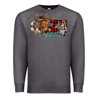 Charcoal Heather cozy season Premium Sweatshirt - CowGirlArtShop