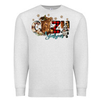 Oatmeal Heather cozy season Premium Sweatshirt - CowGirlArtShop