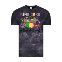 Cloud Black king cake calories don't count Vintage Tee - MaliasSmallBusiness