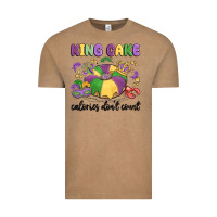 Vintage Coffee king cake calories don't count Vintage Tee - MaliasSmallBusiness