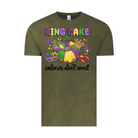 Vintage Olive king cake calories don't count Vintage Tee - MaliasSmallBusiness