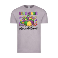 King Cake Calories Don't Count Vintage Tee | Teevron
