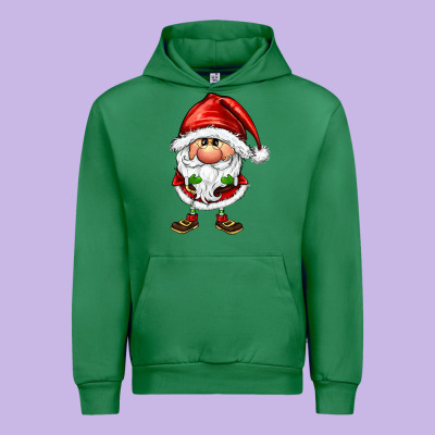 Santa Gnomes Urban Hoodie Designed By Fadigitalartstudio
