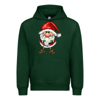 Forest Green santa gnomes Urban Hoodie - FaDigitalArtStudio