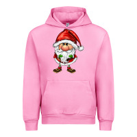 Fuchsia Pink santa gnomes Urban Hoodie - FaDigitalArtStudio
