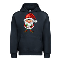 Navy santa gnomes Urban Hoodie - FaDigitalArtStudio