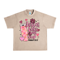 French Oak valentine jesus fills my cup Urban Heavy Tee - MaliasSmallBusiness