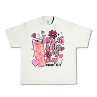 Pistachio valentine jesus fills my cup Urban Heavy Tee - MaliasSmallBusiness