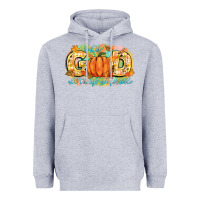 Heather Grey with god all things are possible Heavyweight Hoodie - CowGirlArtShop