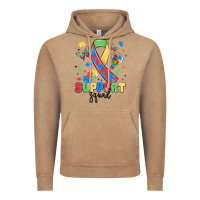 Vintage Coffee support squad autism Vintage Hoodie - MaliasSmallBusiness