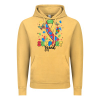 Vintage Mustard support squad autism Vintage Hoodie - MaliasSmallBusiness