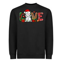 Black love snowman bbs Heavyweight Sweatshirt - BundleAndBundleShop