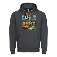 Smoke For the love of the game Soccer Zipper Hoodie - NancyCooperArtShop