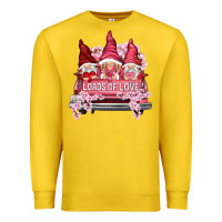 Lemon Loads of love with flowers Valentine's Day Premium Sweatshirt - HowdyJamesFarm