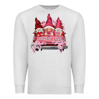 Oatmeal Heather Loads of love with flowers Valentine's Day Premium Sweatshirt - HowdyJamesFarm