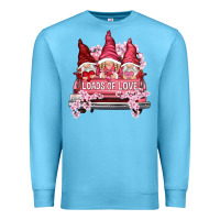 Ocean Blue Loads of love with flowers Valentine's Day Premium Sweatshirt - HowdyJamesFarm