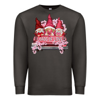 Smoke Loads of love with flowers Valentine's Day Premium Sweatshirt - HowdyJamesFarm