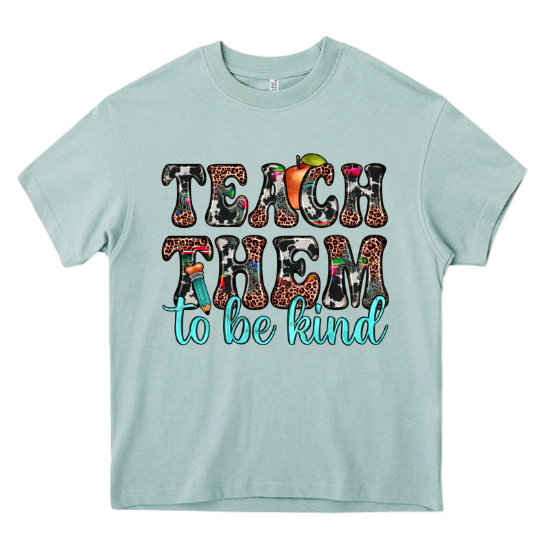 Teach Them To Be Kind Heavy Core Tee by JahusDesignShop | Teevron