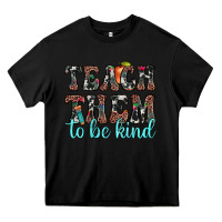 Black teach them to be kind Heavy Core Tee - JahusDesignShop