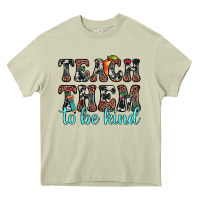 Mossy teach them to be kind Heavy Core Tee - JahusDesignShop