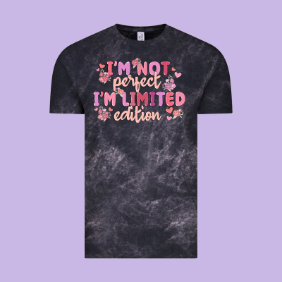 I'm Not Perfect I'm Limited Edition Vintage Tee Designed By Maliassmallbusiness