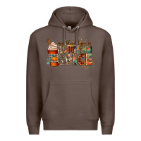Coffee my blood type is pumpkin spice Premium Hoodie - CowGirlArtShop