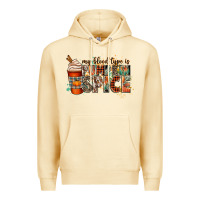 Pina Colada my blood type is pumpkin spice Premium Hoodie - CowGirlArtShop