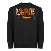 Black love thanksgiving with turkey bbs Heavyweight Sweatshirt - BundleAndBundleShop