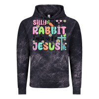 Cloud Black silly rabbit easter is for jesus Vintage Hoodie - MaliasSmallBusiness