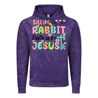 Cloud Purple silly rabbit easter is for jesus Vintage Hoodie - MaliasSmallBusiness