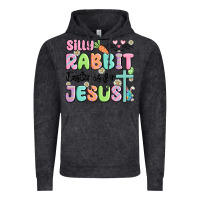 Vintage Black silly rabbit easter is for jesus Vintage Hoodie - MaliasSmallBusiness