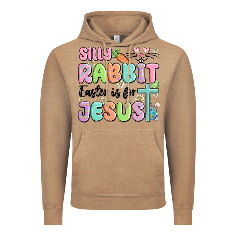Silly Rabbit Easter Is For Jesus Vintage Hoodie by MaliasSmallBusiness | Teevron