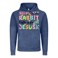 Vintage Denim silly rabbit easter is for jesus Vintage Hoodie - MaliasSmallBusiness