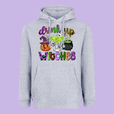 Drink Up Witches Heavyweight Hoodie Designed By Cowgirlartshop