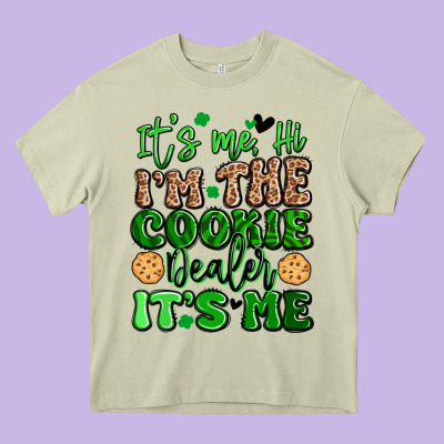 It's Me Hi I'm The Cookie Dealer It's Me Girl Scou Heavy Core Tee Designed By Artiststas