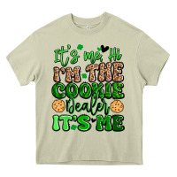 Mossy it's me hi i'm the cookie dealer it's me girl scou Heavy Core Tee - Artiststas