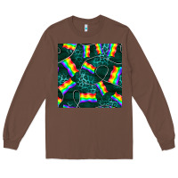 Chestnut Pride lgbtq flags with leopard seamless pattern Long Sleeve Tee - BundleAndBundleShop