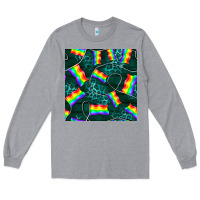 Heather Grey Pride lgbtq flags with leopard seamless pattern Long Sleeve Tee - BundleAndBundleShop