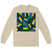 Mushroom Pride lgbtq flags with leopard seamless pattern Long Sleeve Tee - BundleAndBundleShop