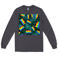 Smoke Pride lgbtq flags with leopard seamless pattern Long Sleeve Tee - BundleAndBundleShop